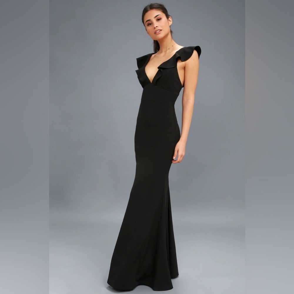 Perfect Opportunity Black Maxi Dress